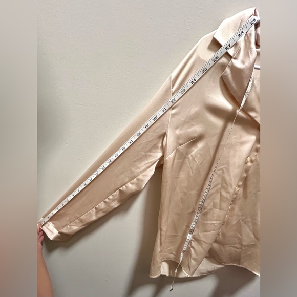 ASOS DESIGN relaxed satin long sleeve shirt - Picture 7 of 9